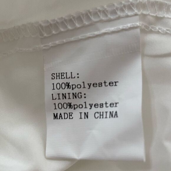 BTFBM WOMENS WHITE LINED DRESS SMALL - Picture 4 of 6